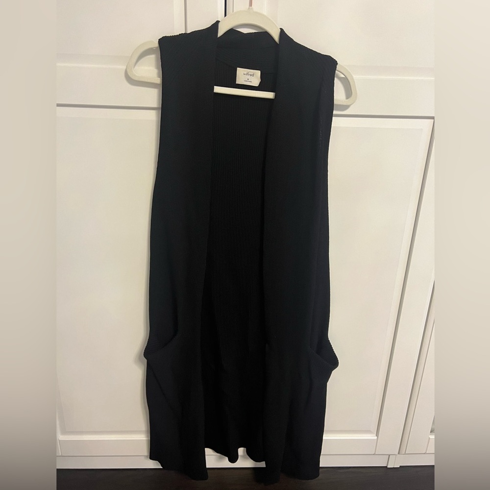 Wilfred oversized layering vest
